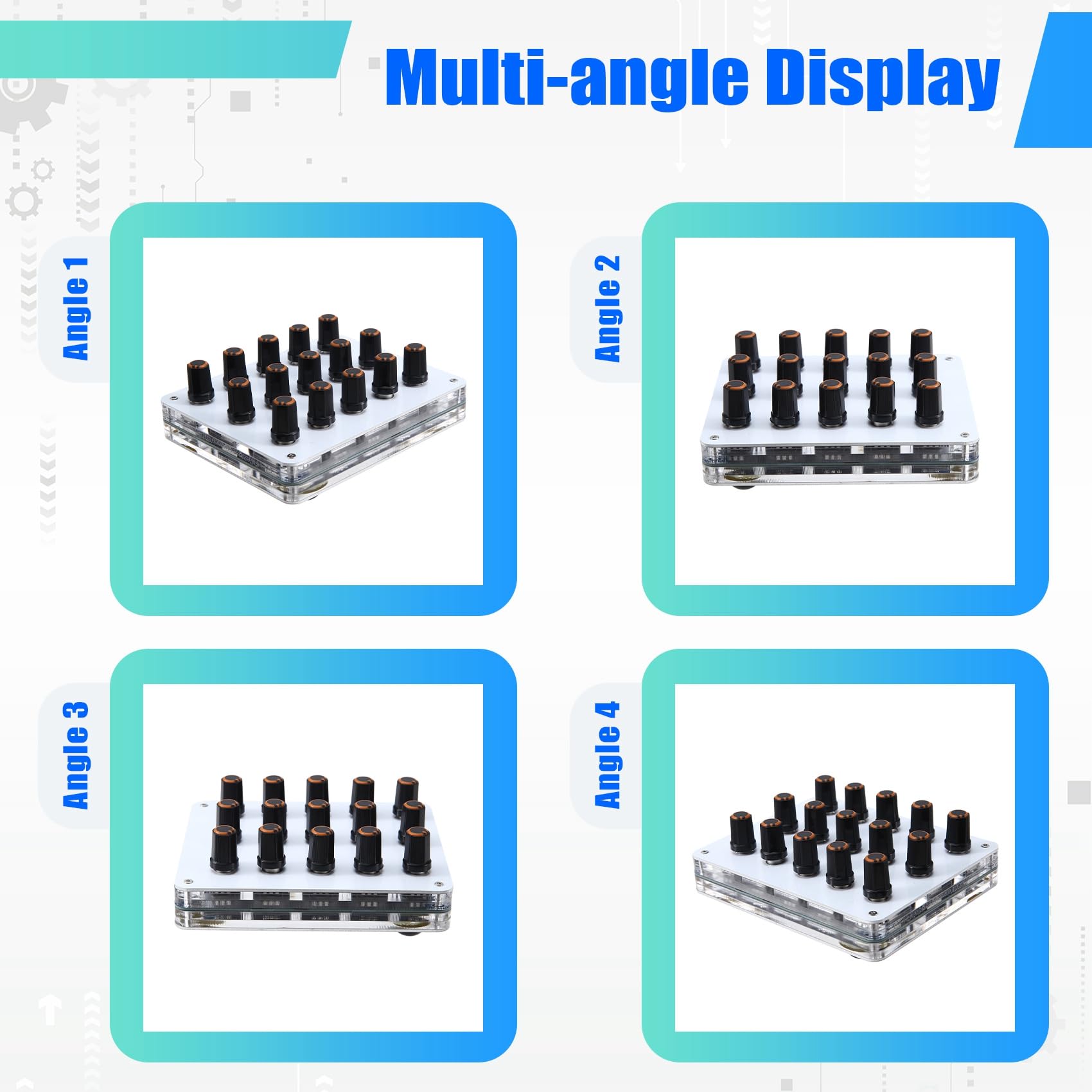 15 Manopole, Informazioni CC Personalizzate, Volume Interfaccia USB-C, Software Host Musicale, Controller MIDI, Controller MIDI CC