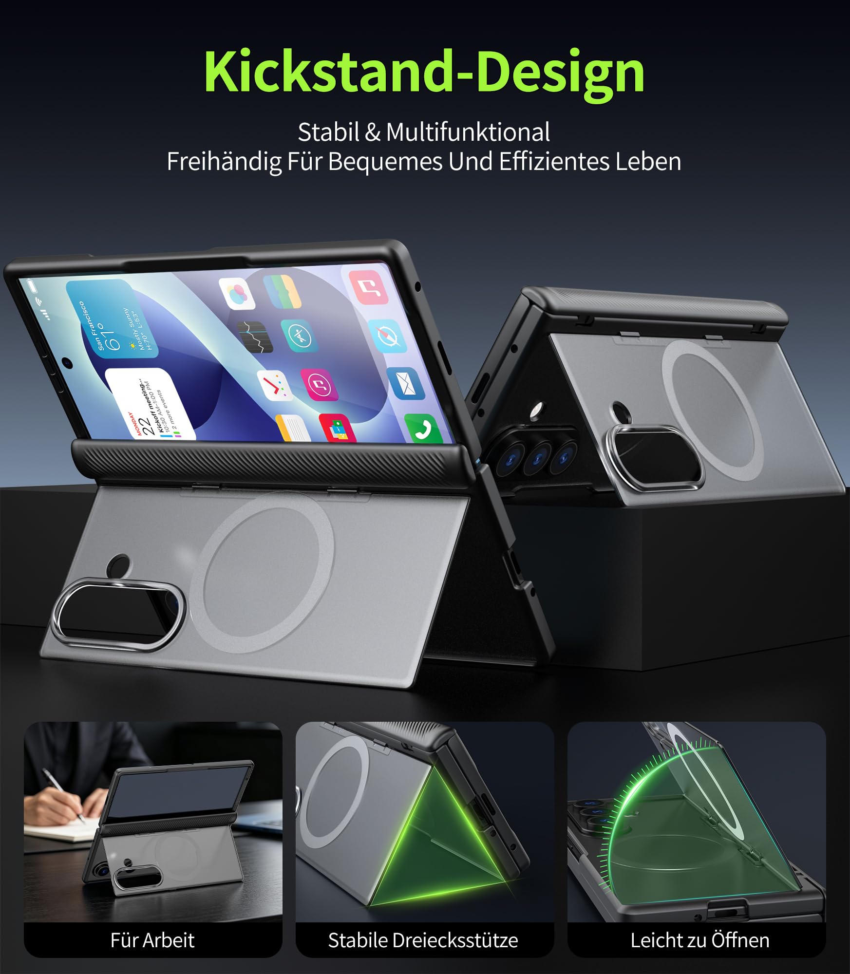 Cozycase TOP Militärschutz 360 Hülle für Samsung Galaxy Z Fold 7/8 Ultra