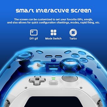hosowe Wireless Gaming Controller Compatible for PC/Switch/Android/iOS