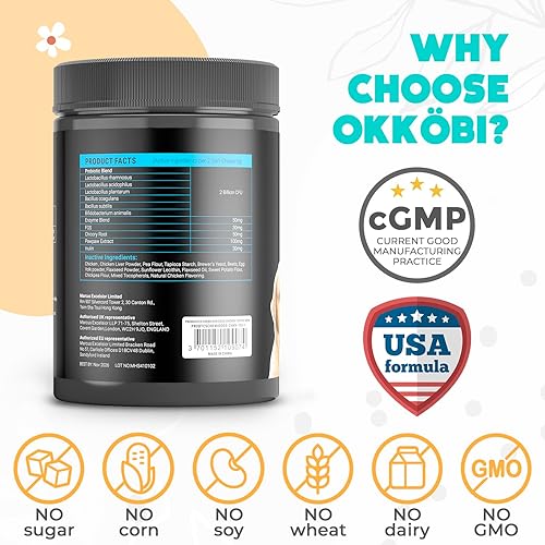 Miniatura 5 de Probióticos masticables para perros, 150 unidades  Apoyo digestivo, salud intestinal y diarrea  Masticables probióticos para perros  Fórmula