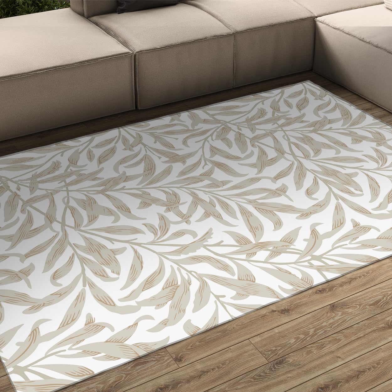 Tapis de chambre beige et douce descente de lit 80x150 pour une ambiance cocooning