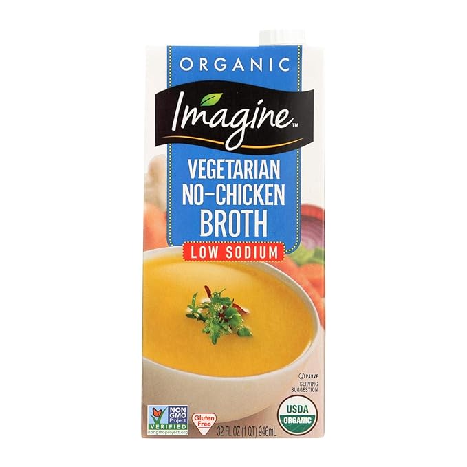 Imagine Broth Low Sodium No Chicken, 32 oz Grocery & Gourmet Food