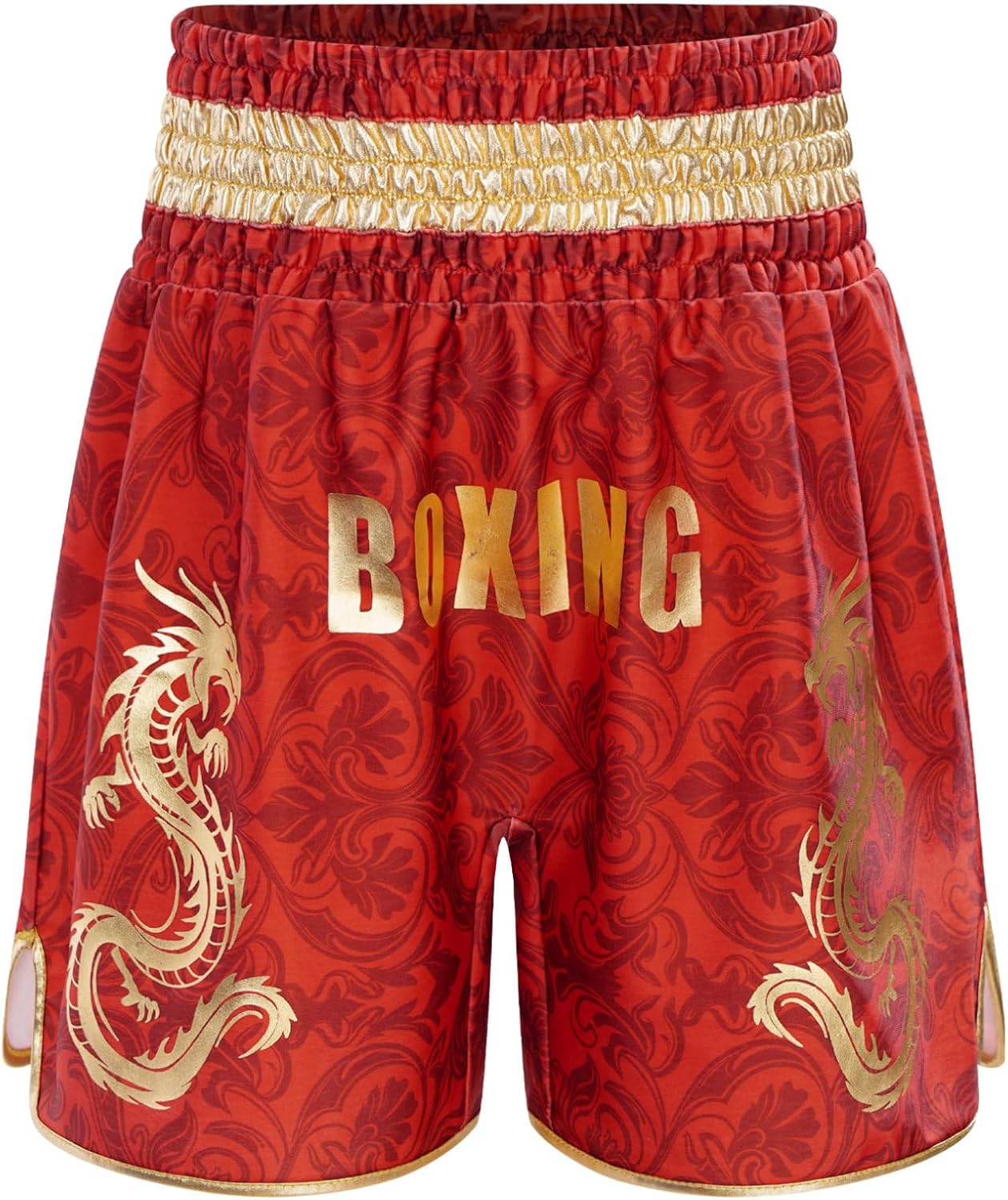Boys Martial Arts Shorts Fight Bottoms Boxing Trunks