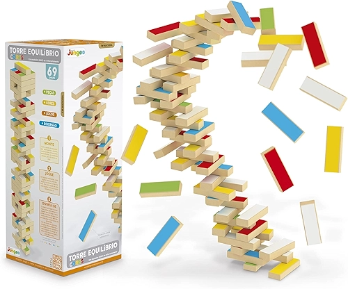 Torre Equilíbrio Cores - 69 peças Junges