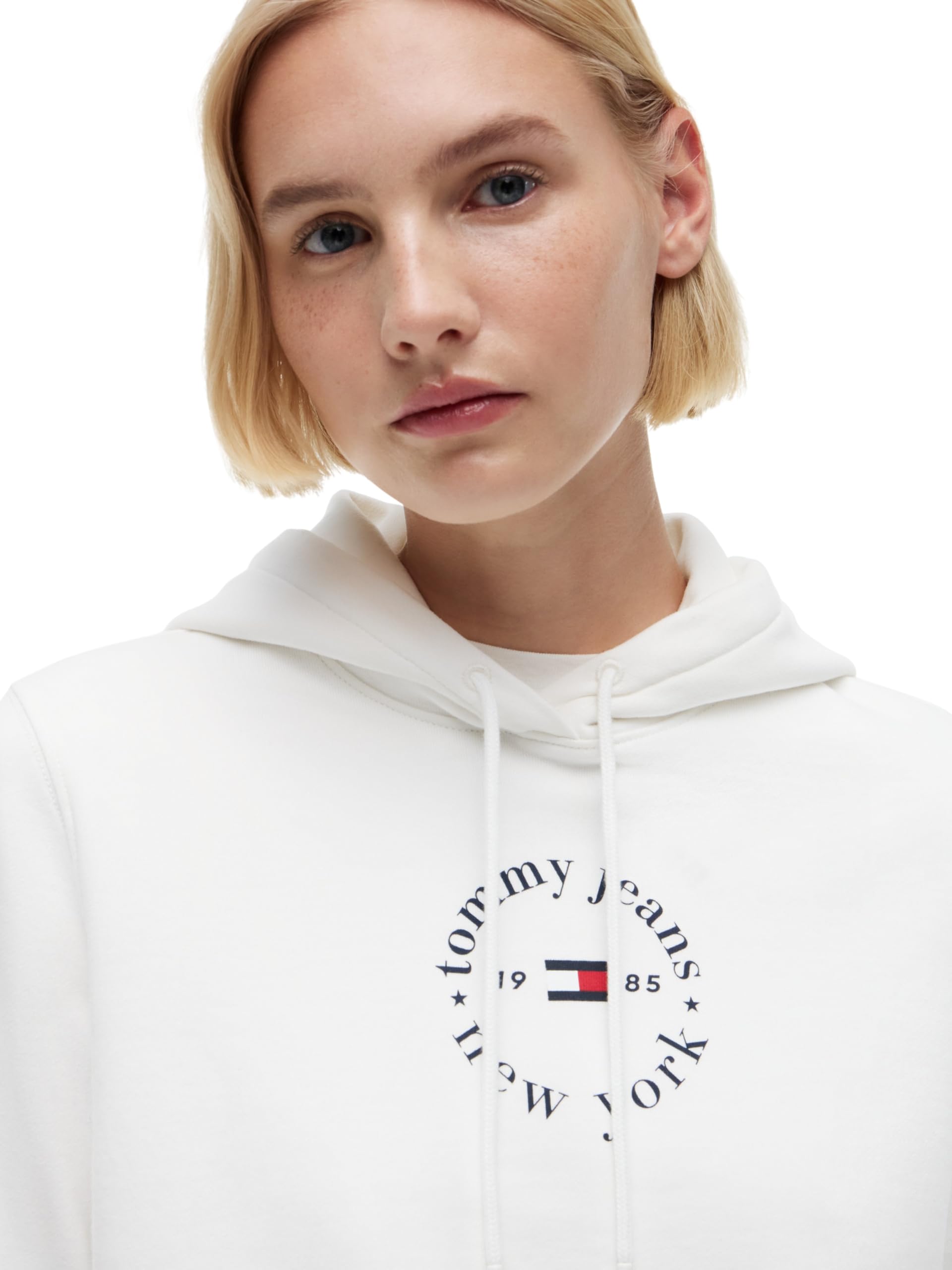 Tommy Jeans Tjw Reg ESS Logo 2 Hoodie Ext Dw0dw22823 Sudadera con Capucha Mujer (Pack de 1)