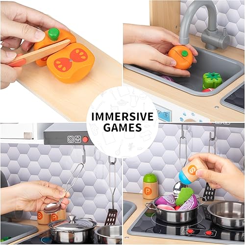 Miniatura 3 de Juego de cocina para niños, juego de cocina para niños