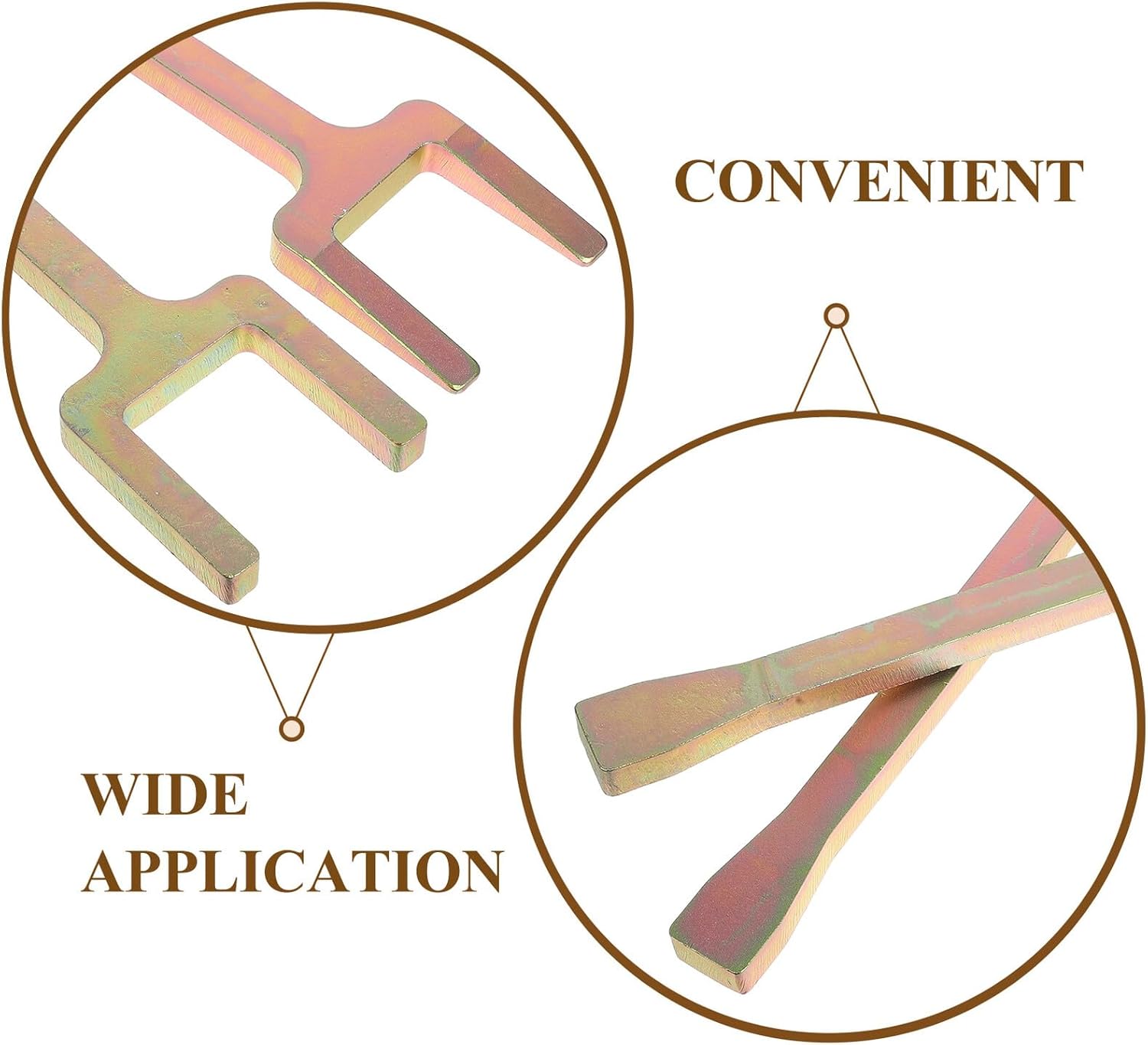 NUOBESTY Front Wheel Axle Removal Tool Set Ball Joint Separator – Heavy Duty Metal Puller for Front Wheel Drive Vehicles Maintenance – 1 Pair Axle Bushing Puller Tools