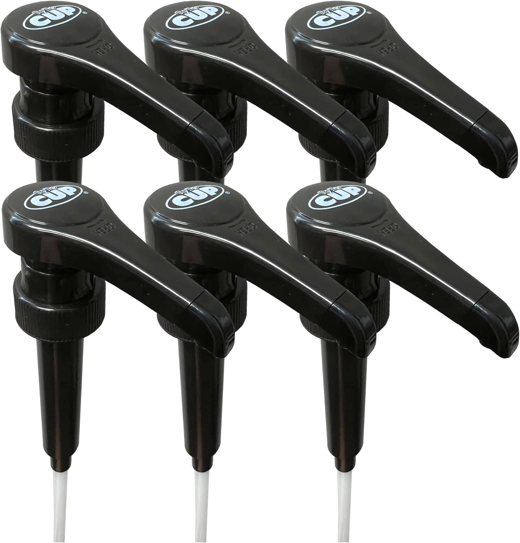 Amazon.com: By The Cup Universal Black Coffee Syrup Pump (Pack of 6 ...