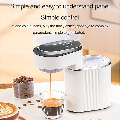 Miniatura 3 de Máquina de café espresso pequeña para el hogar, cafetera de café con leche, máquinas de capuchino para el hogar, máquina de café espresso portátil,