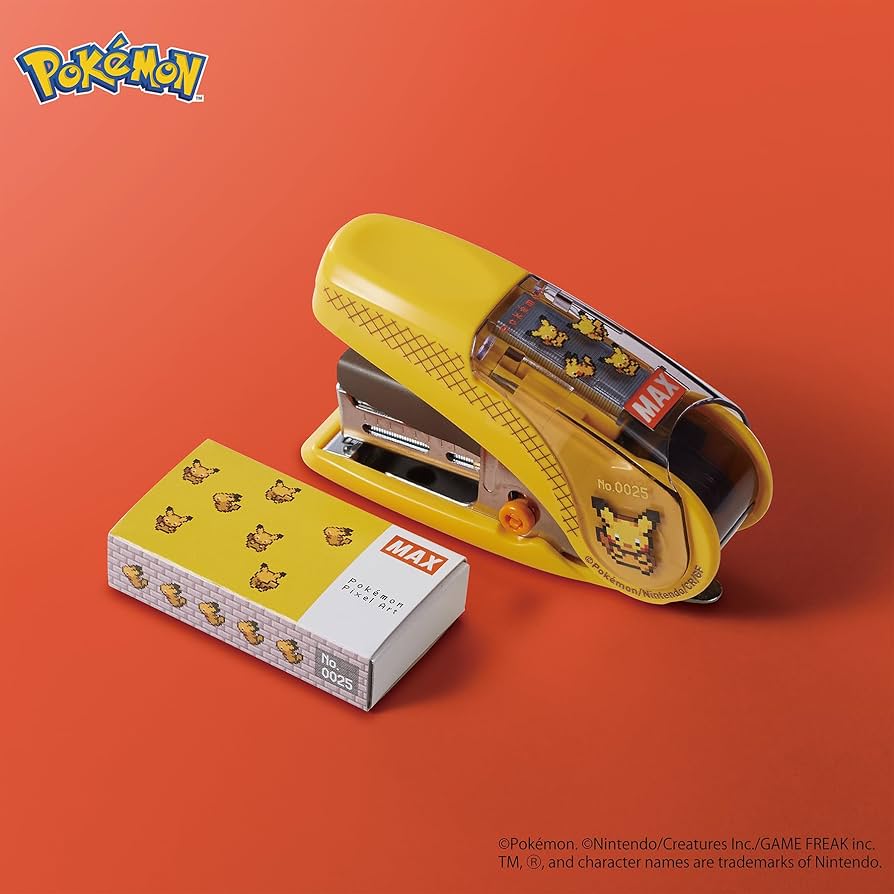 Max Stapler Sakuri Pokemon Design 2 HD-10NLK/Y2 Pikachu : Amazon