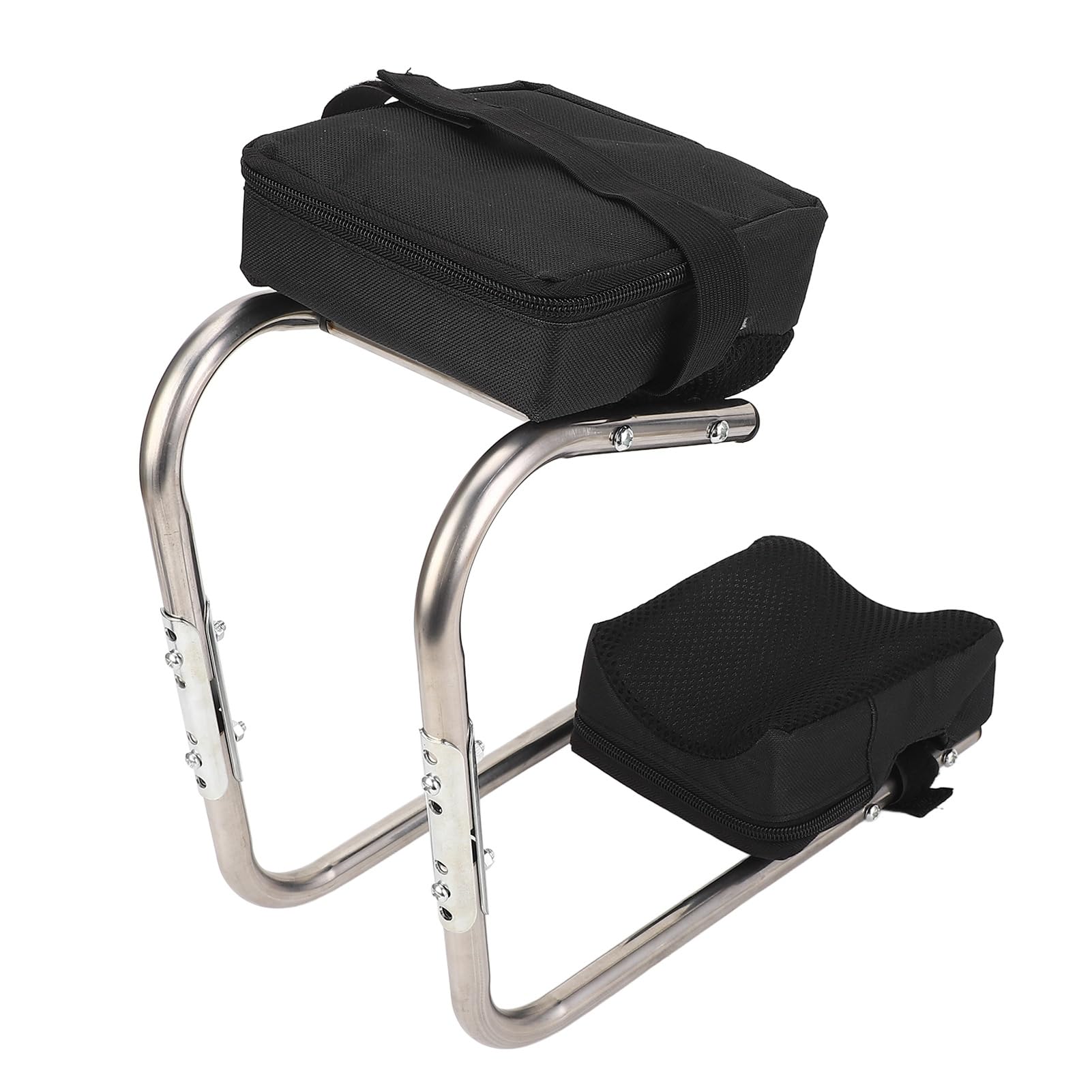 Inginocchiatoio Giardino, Supporto 300 Libbre in Acciaio Legato, Sedile Portatile Leggero per Ginocchio, Sgabello Giardinaggio Ergonomico con per Giardinaggio, Agricoltura, Faccende