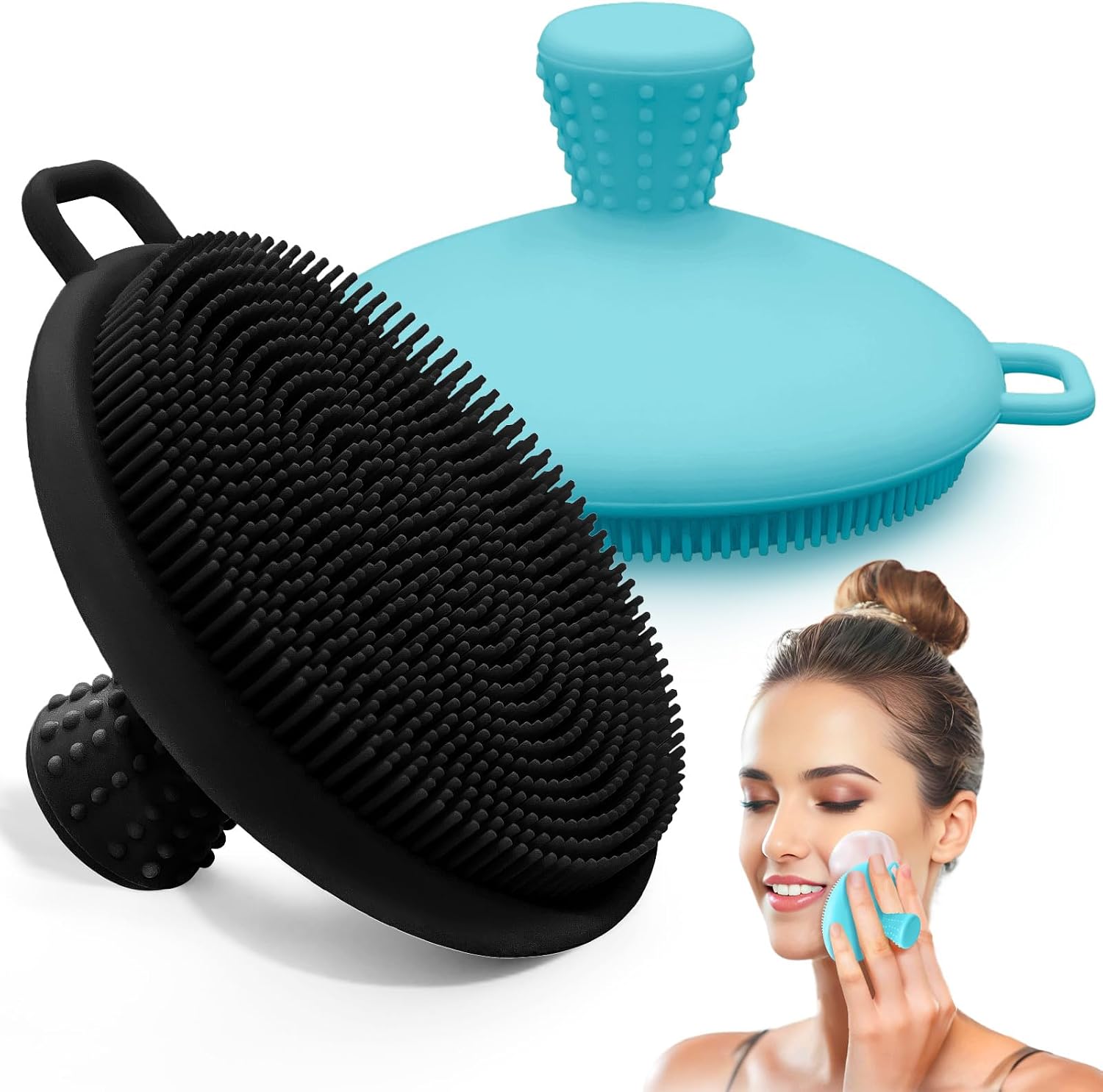 GEENOA Silicone Face Scrubber 2PCS for $4.89 at Amazon