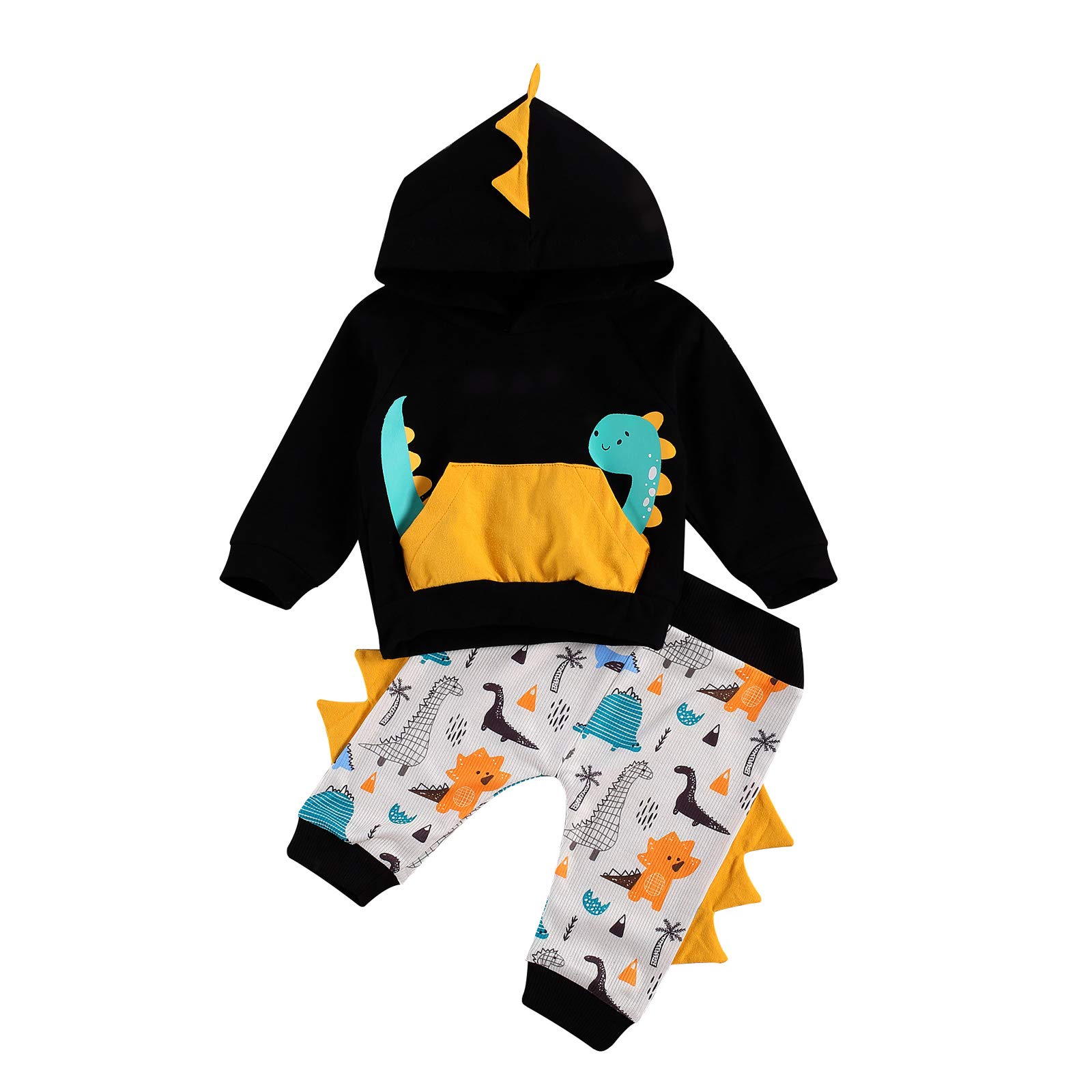 Infant Baby Girl Boy Outfit Long Sleeve Rainbow Pullover Tops with Leopard Pants 2pcs Set Winter Spring Clothes