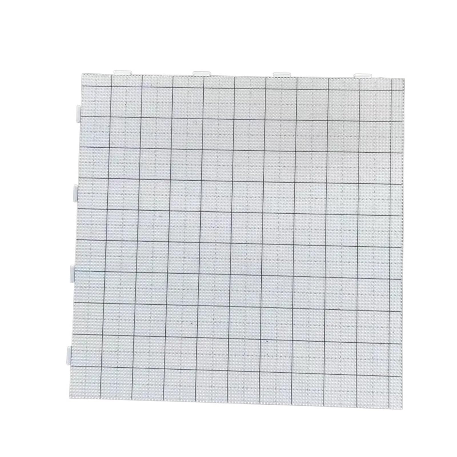 Fuse Beads Pegboards 104x104 Pins Fuse Beads Pegboards 2.6mm Heat Resistant Perler Boards Lengthen Nail Square(White Draw line)