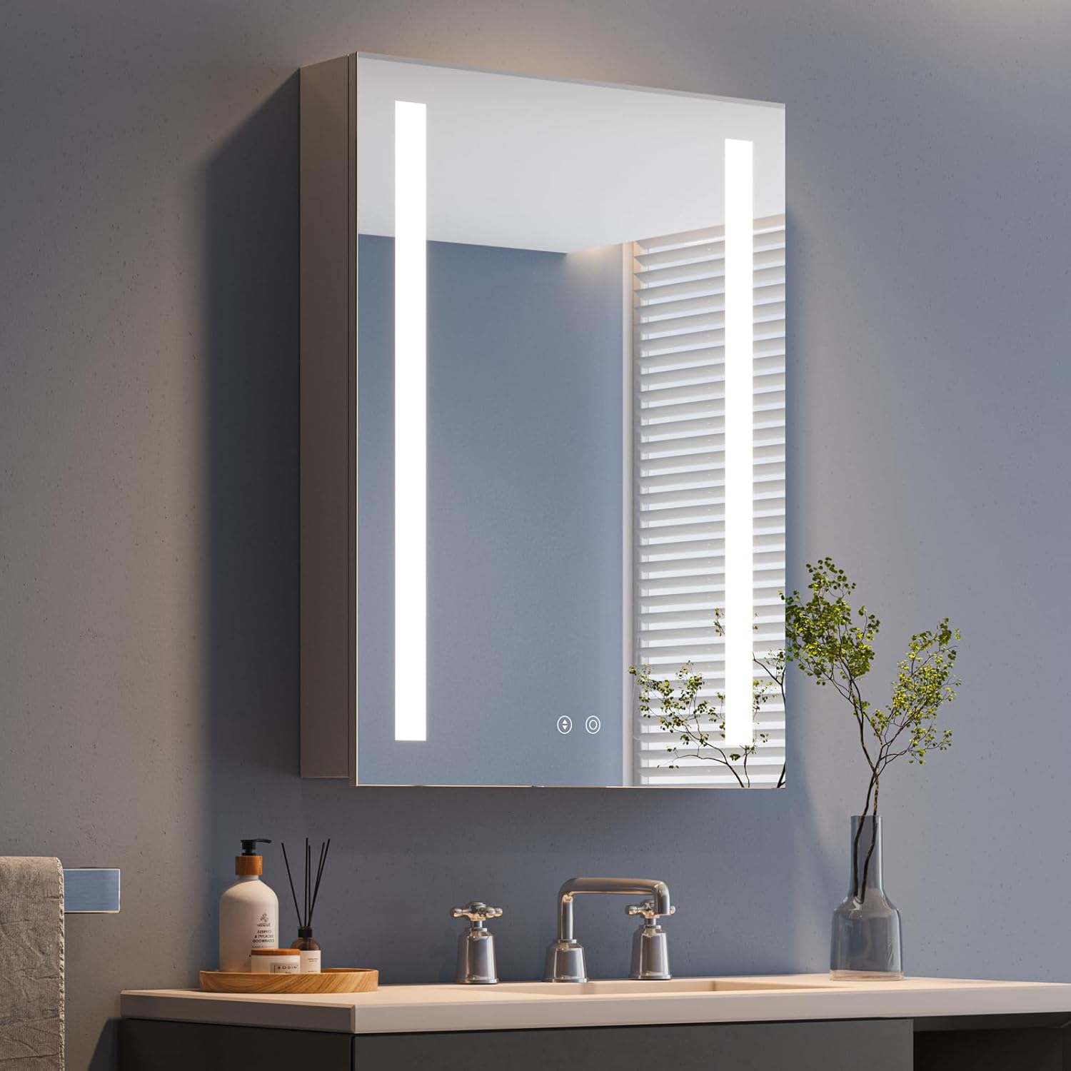 Dripex Bathroom Mirror with LED Lights, 600 * 800mm Illuminated