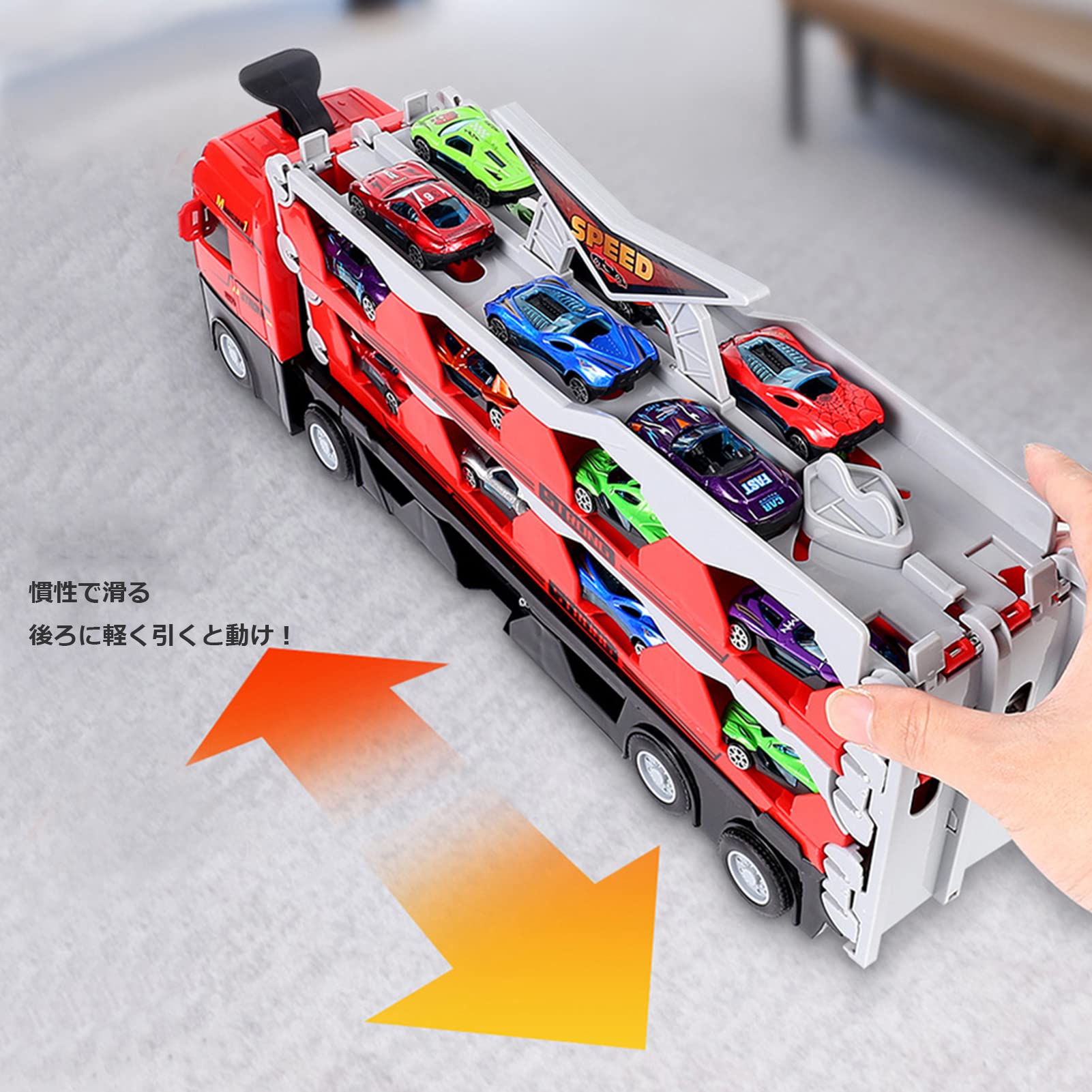 新型MOVE ミニカー 8台セット カラー各種 Amazon.co.jp: ミニカーセット 車おもちゃ キャリアカー