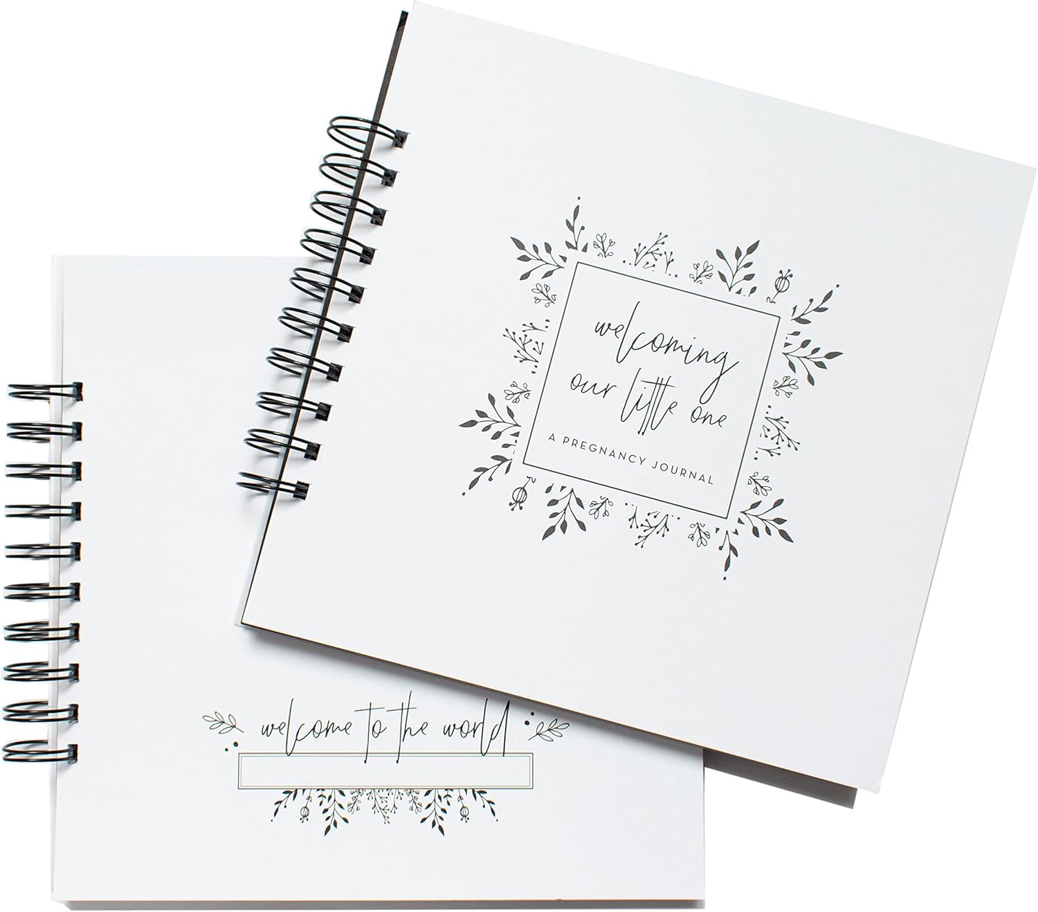 Minimalist Pregnancy Journal and Baby Book Gift Set