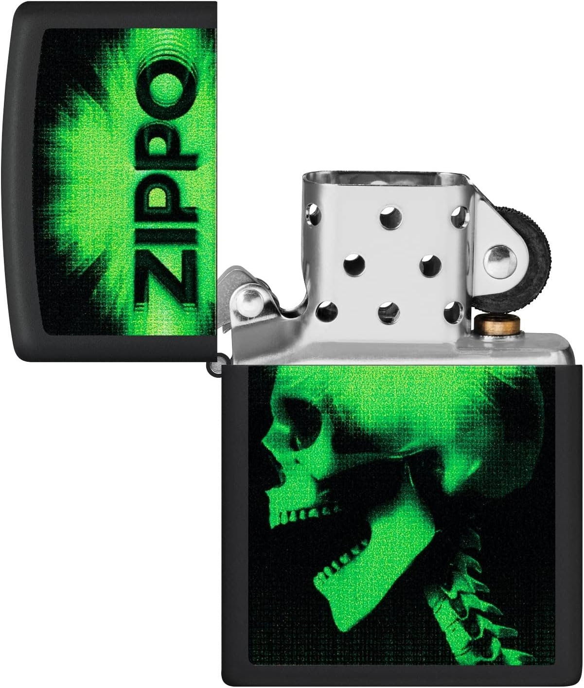Zippo Pro-Cut ZIP-48485 2022N Price Fighter 218 -Cyber Design Lighter Black Matte