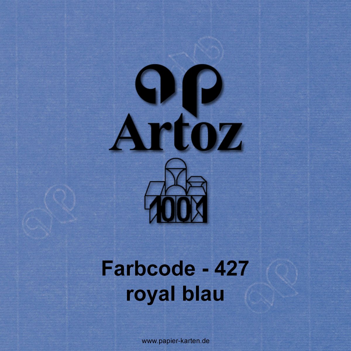 50x original ARTOZ DIN C5 Umschläge - 100 g/m² - Serie 1001 - in Geschenkbox - Royalblau, Haftklebung - 229 x 162 mm