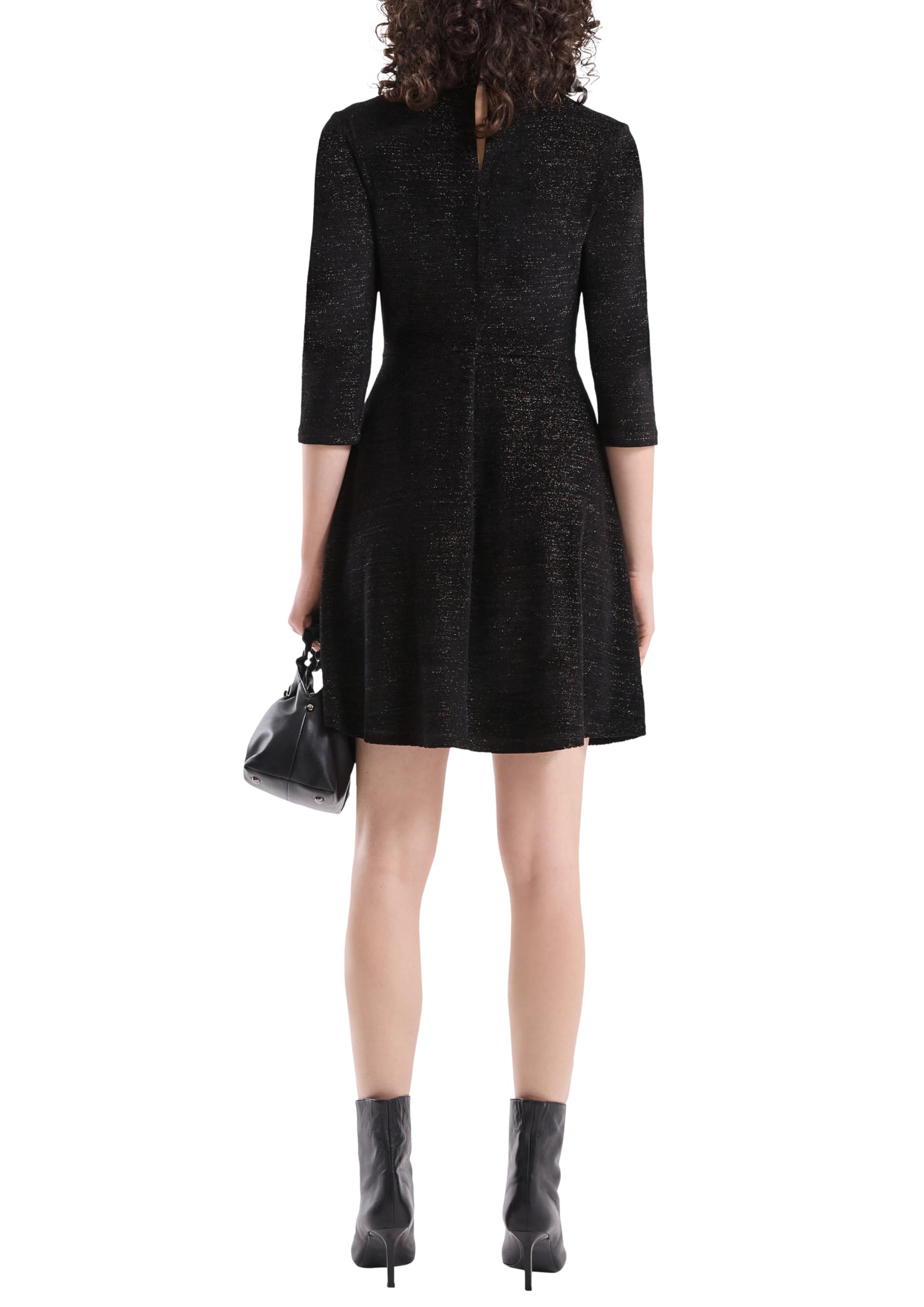 QS Samtkleid mit Glitzer