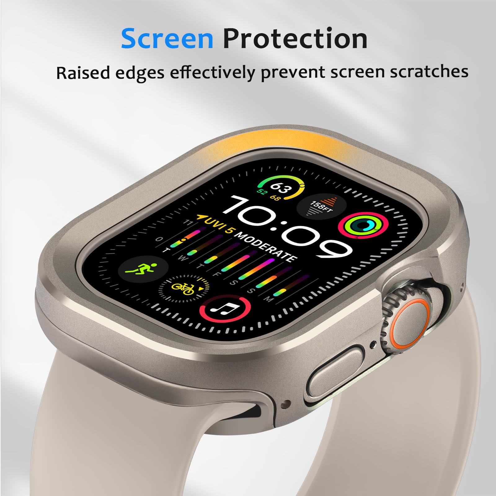 ZZDZZ Metal Case for Apple Watch Ultra 49mm - Image 4