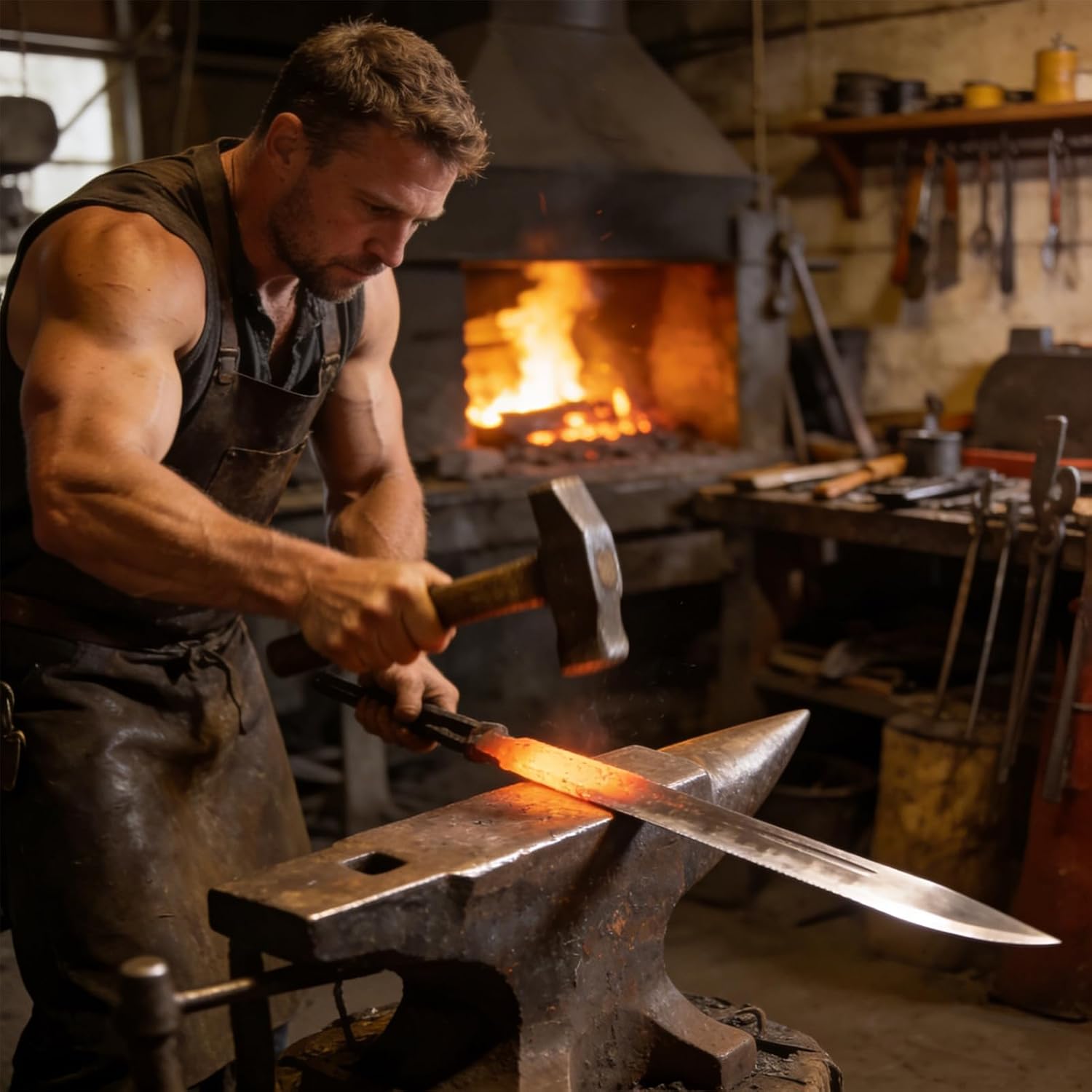 10 Pcs 1095 High Carbon Steel Blanks for Knife Making,12"x1.5"x0.12" Steel Bar Steel Flat Stocks Knife Blanks Bar for Knife Making