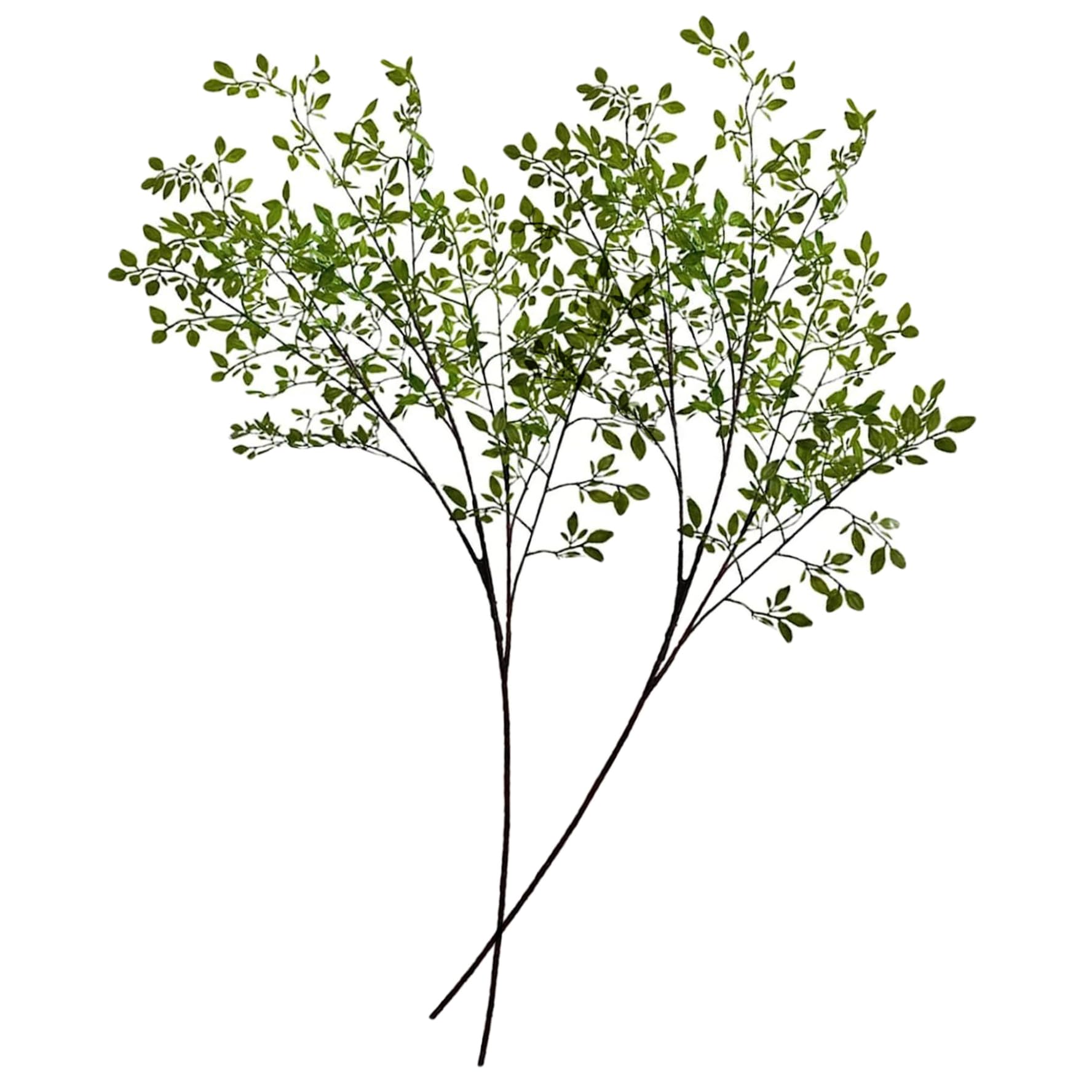 Hperu Artificial Nandina Branches, Lifelike Greenery Stems, Bendable Faux Plants for Vase Hotel Decor, 2 Pack, 43 Inch