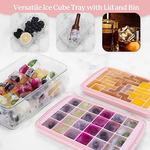 Miniatura 4 de Tetris - Bandeja para cubitos de hielo (rosa)