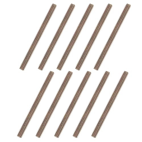 Miniatura 16 de uxcell 8 piezas de zinc de color totalmente roscado varilla 1/4"-20, 2" longitud, tornillo de rosca de acero al carbono para montaje de muebles