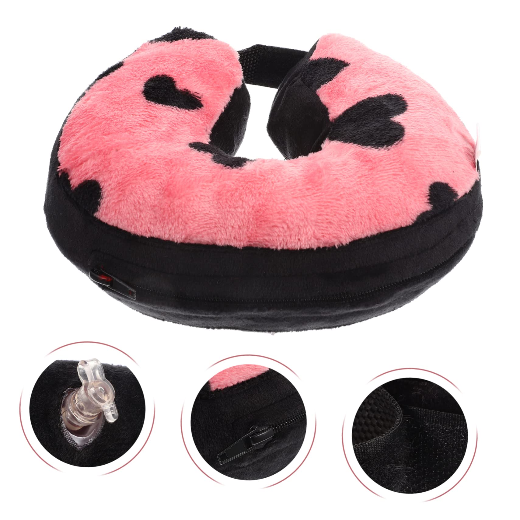 Didiseaon 4 Uds Collar Elizabeth Collar De Perro De Recuperación Collar Inflable para Mascotas Cono De Donut para Perros Después De La Cirugía Conos De Gato para Perros Después De La