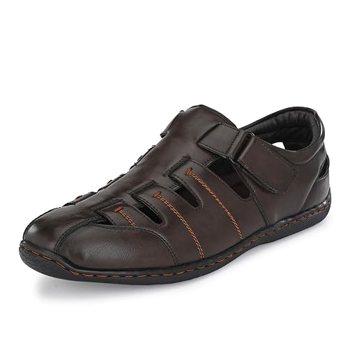 Centrino Men's Fisherman Sandals, Brown