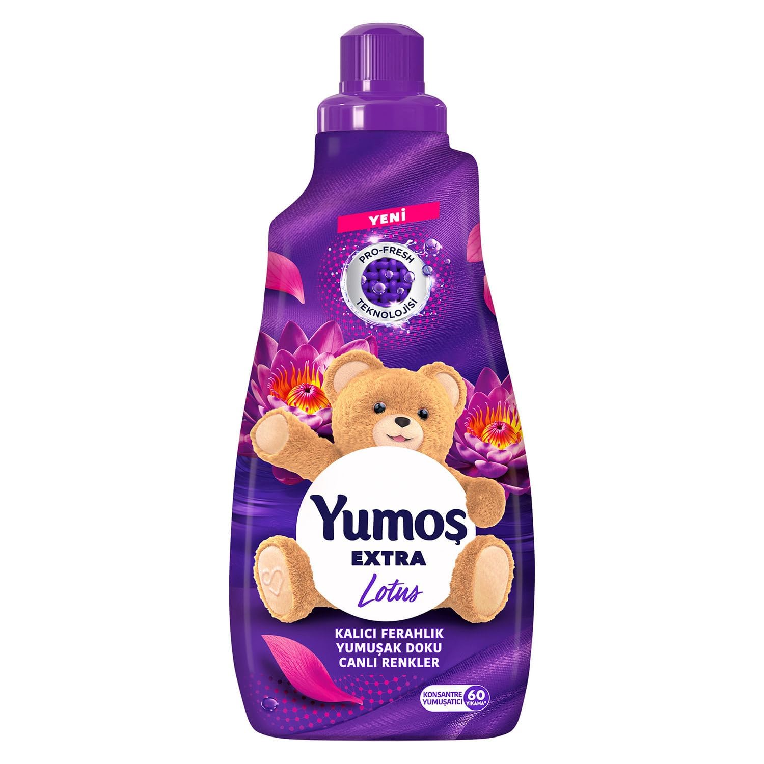 Yumoş Extra Çamaşır Yumuşatıcı Lotus ml 1440 ml 60 Yıkama
