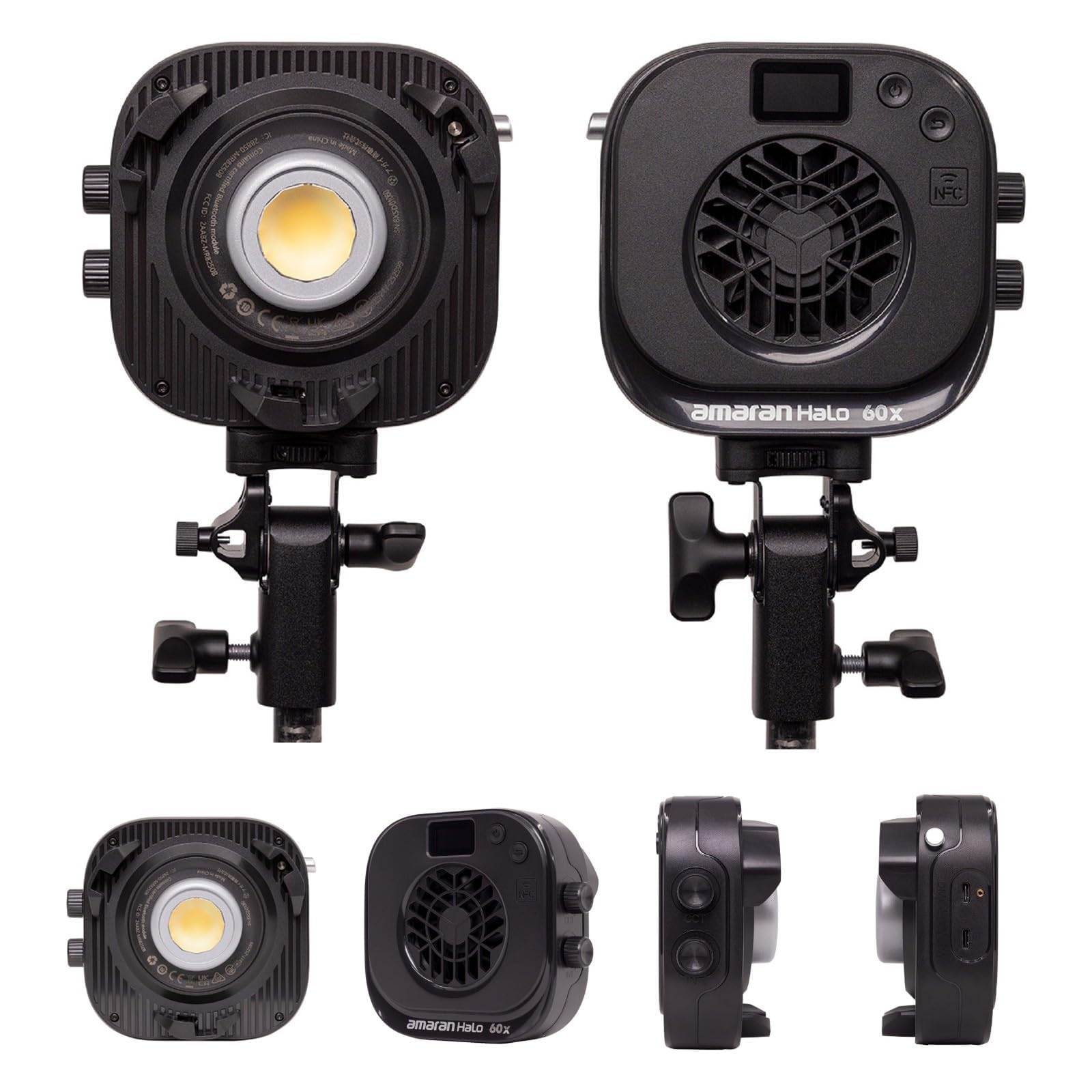 Amazon | Amaran Halo 60x 60W LED ビデオ ライト CCT 2,700K - 6,500K