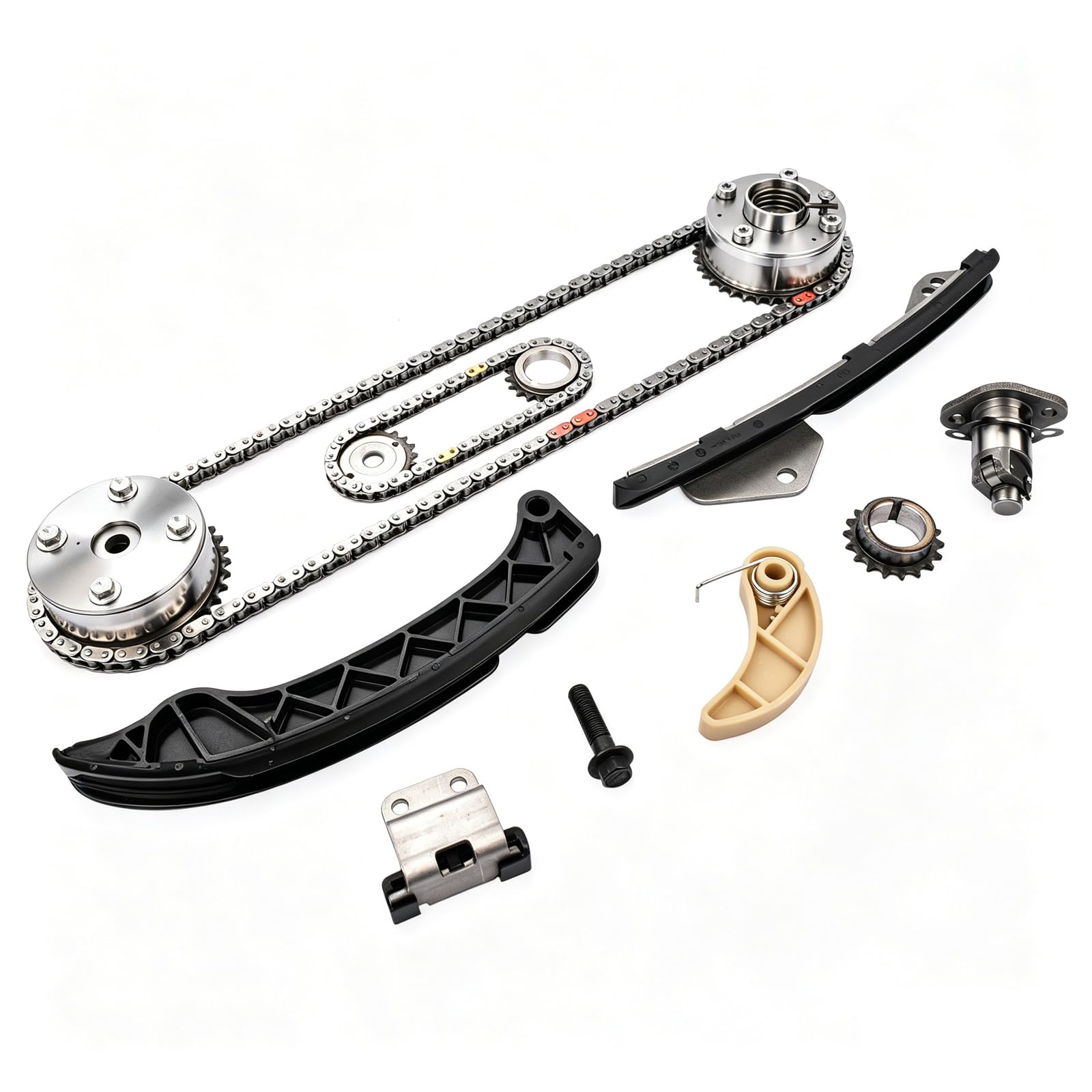 Timing Chain VVT Gear Sprocket Kit Replacement for 2009-2015 Toyota Prius Corolla Matrix Scion XD Pontiac Vibe 1.8L Part# 13070-0T010 13050-0T010