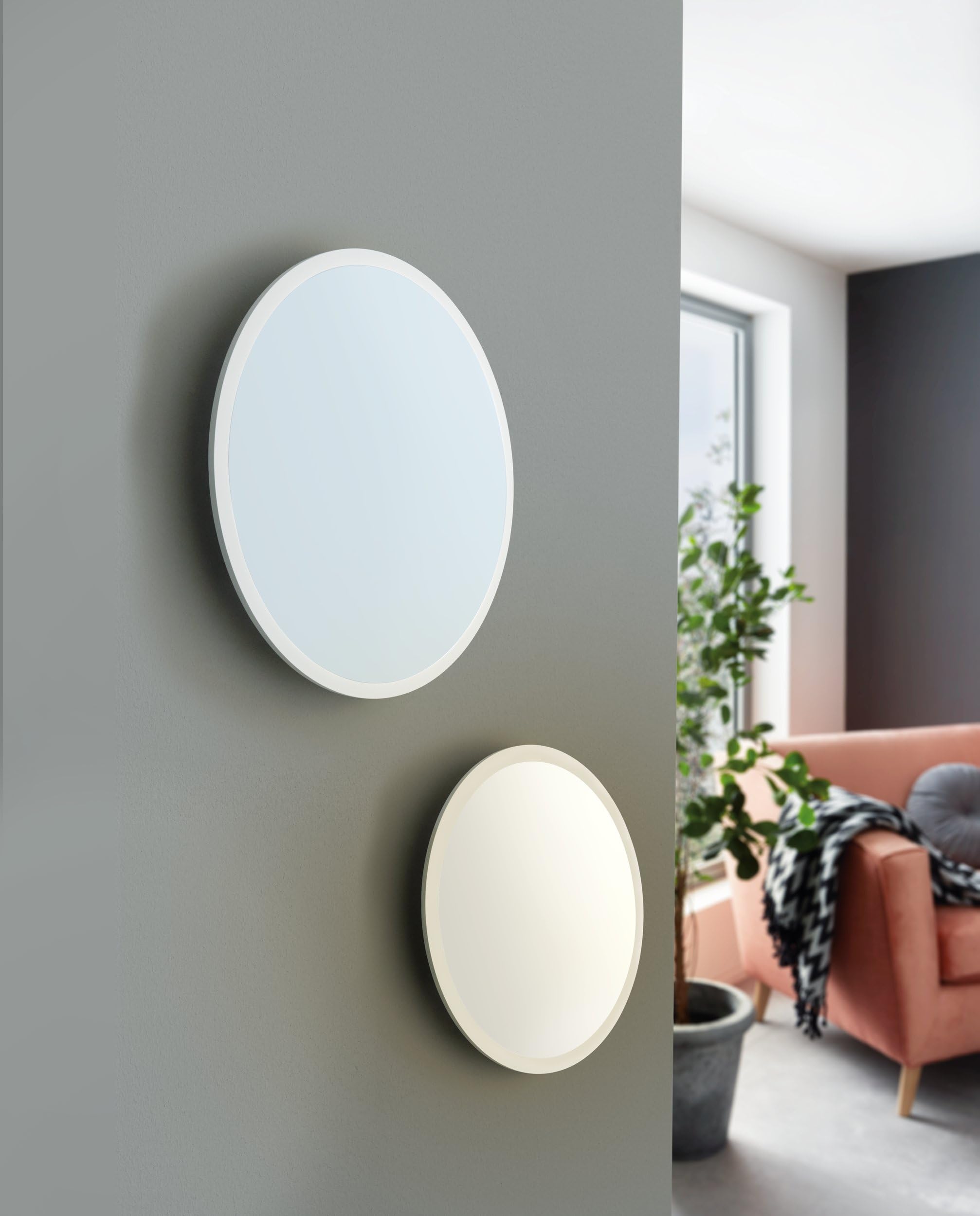 Eglo Access LED plafoniera Sarsina-A, 1 fiamma, lampada da parete, LED in | alluminio e plastica bianca, con telecomando, cambio temperatura colore (caldo, neutro, freddo), dimmerabile, Ø 30 cm