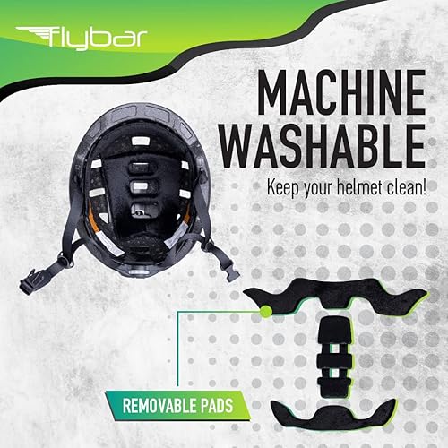Miniatura 6 de Flybar Casco para niños casco ajustable duradero para bicicleta, monopatín, scooter y actividades BMX, de 3 a 14 años