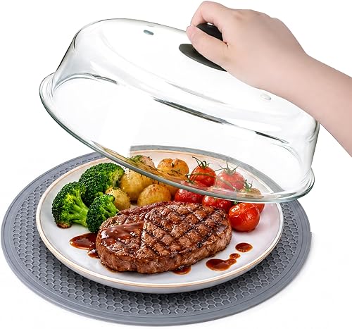 YBCPACK Copertura per microonde in vetro borosilicato con…