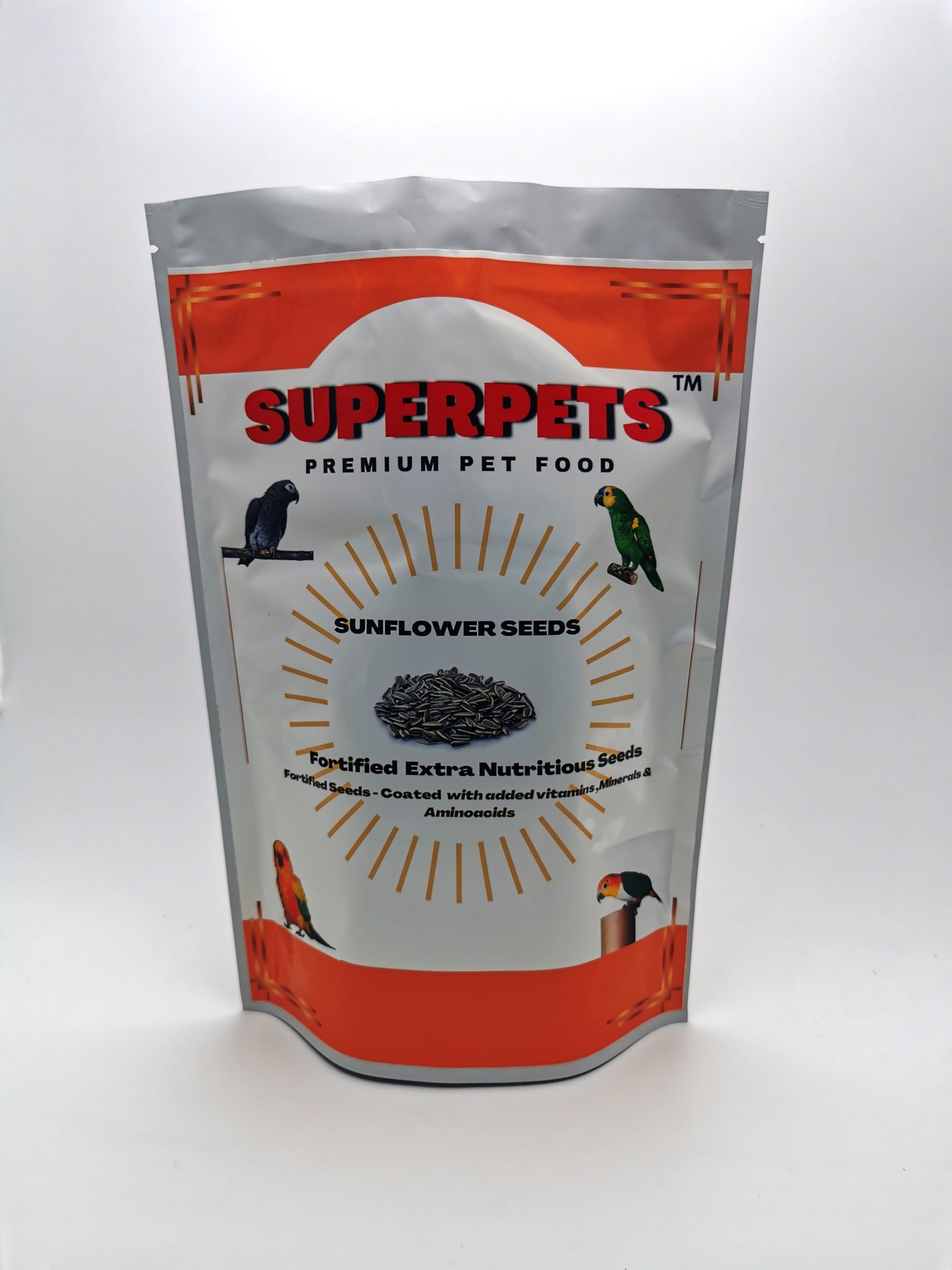 Superpets Bird Seeds - Fortified Sunflower Seeds 900 Grams