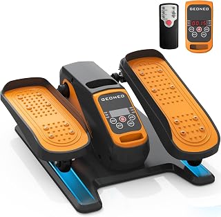 Under Desk Elliptical Machine, Electric Elliptical Exerciser for Senior, Quiet and Small Electric Seated Pedal Exerciser for Home with Remote Control and 12 Adjustable Speeds