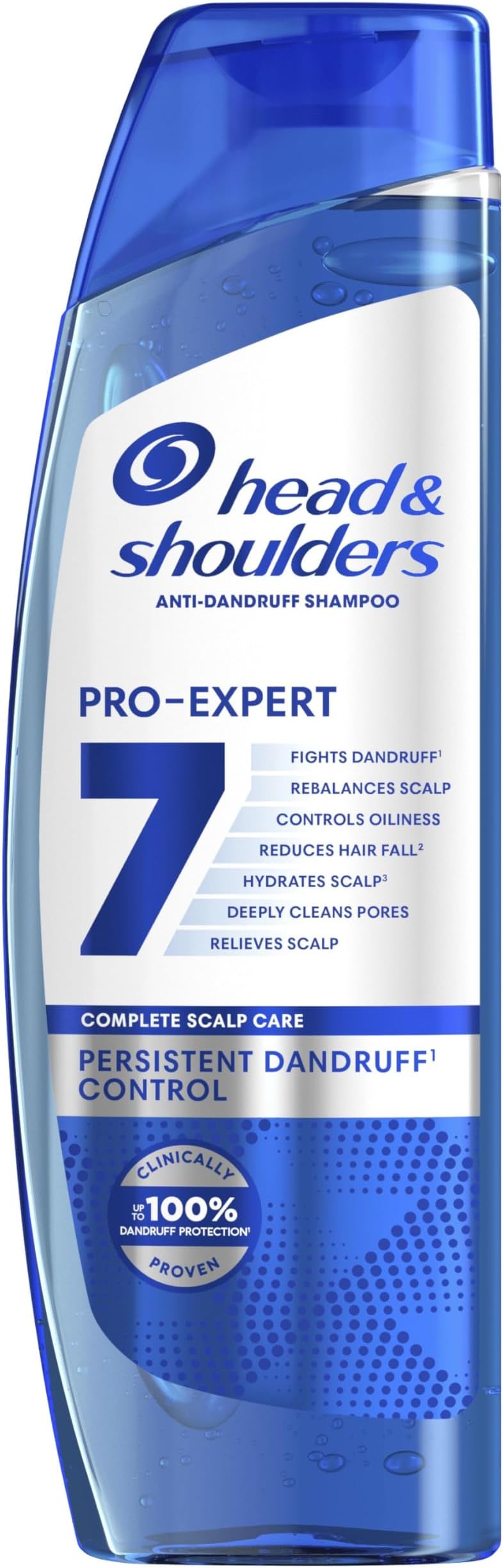Head & Shoulders Anti-Dandruff Shampoo Pro-Expert 7 Persistent Dandruff Control 300ml. Fights 7 Scalp Issues for Complete Scalp Protection, Clinically Proven to Fight Even the Toughest Dandruff*