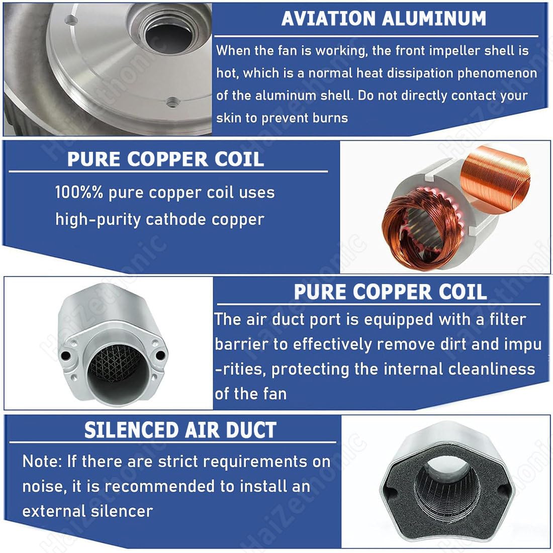 Soplador Canal Lateral,Bomba Aire Ventilador V0rtex,Bomba De Aire Eléctrica,Turbina Anillo Gas,para Aireación Aguas Residuales Acuarios/Estanques,para Soplado O Succión Aire 1500W/2.04HP