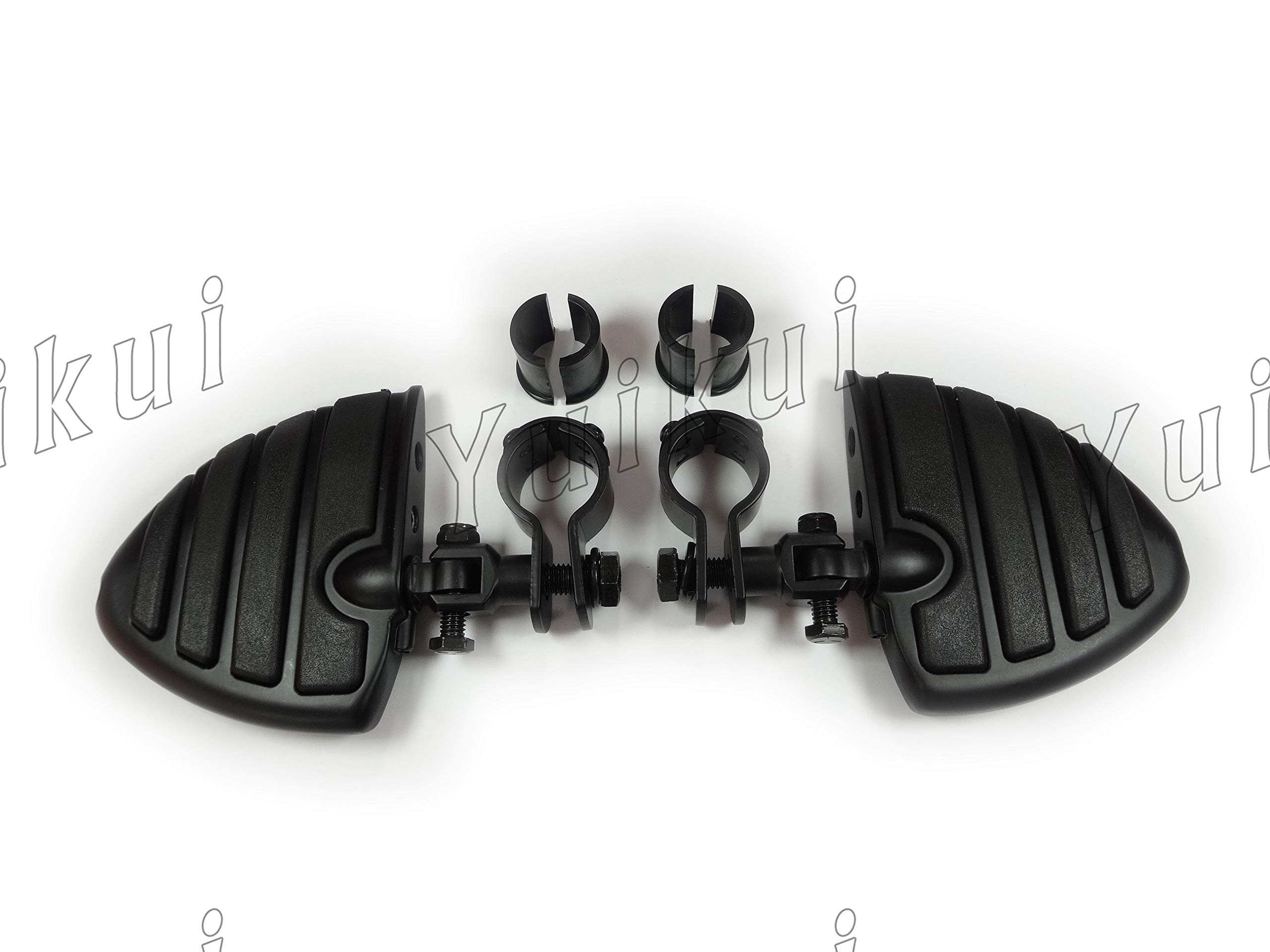 MT-RACING Motorcycle Universal Highway Pegs Foot Rests Fit Engine Guard Crash Bar 1-1/4" Or 1" For SUZUKI LS 650 SAVAGE/BOULEVARD S40 All years