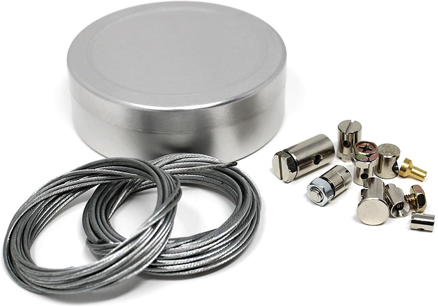 Compatible with/Replacement for Universal Motorcycle Emergency Throttle & Clutch Cable Repair Kit with Compact Travel Tin for Dirt Bike, ATV, Scooter, Honda, Yamaha, Kawasaki, Suzuki