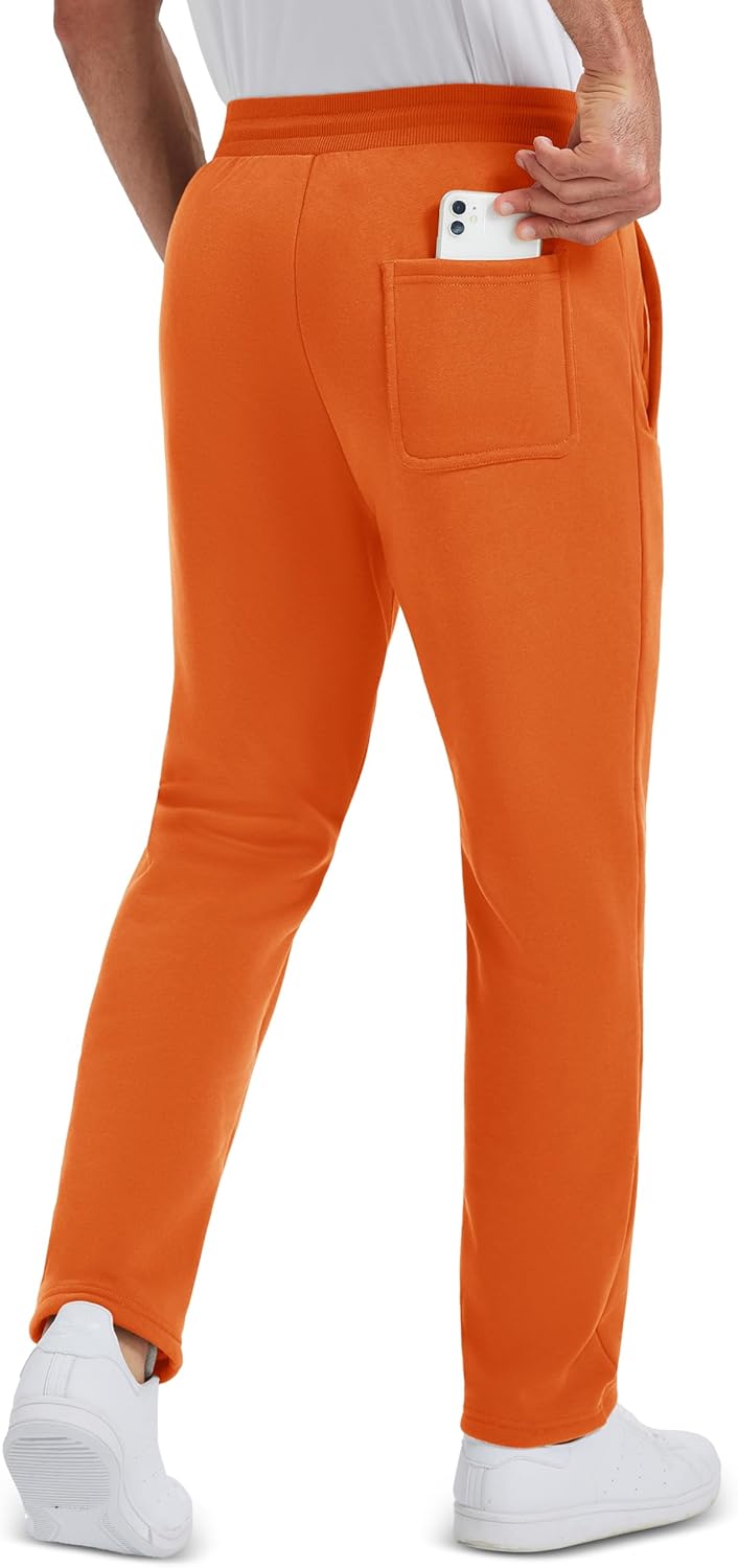 MAGCOMSEN Men's Winter Fleece Pants Sherpa Lined Sweatpants Thermal Warm Thicken Pants Active Joggers with 3 Pockets - Image 6