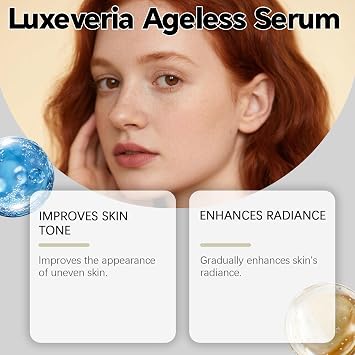 Luxeveria Ageless-Serum, Herbionyx Ageless-Serum, Reduces Fine Lines, Firms Skin for Women with Mature and Daily Skin Care (2)
