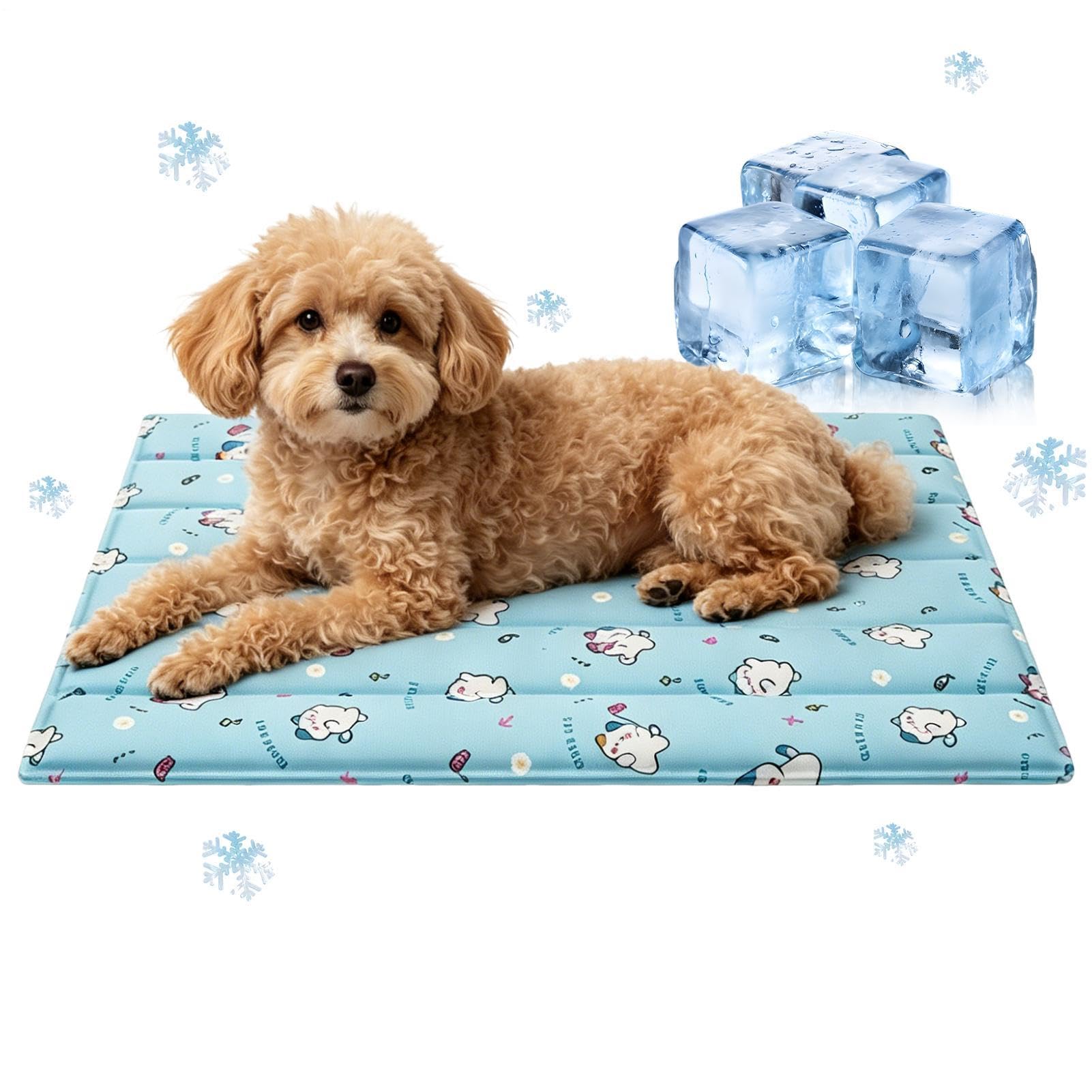 Tappetino Rinfrescante per Cani Cuscino in Gel Impermeabile Portatile | Tappetino Cani e Gatti Cuccioli Gatti Interno Esterno Caldo Cuccia Divano Auto Campeggio