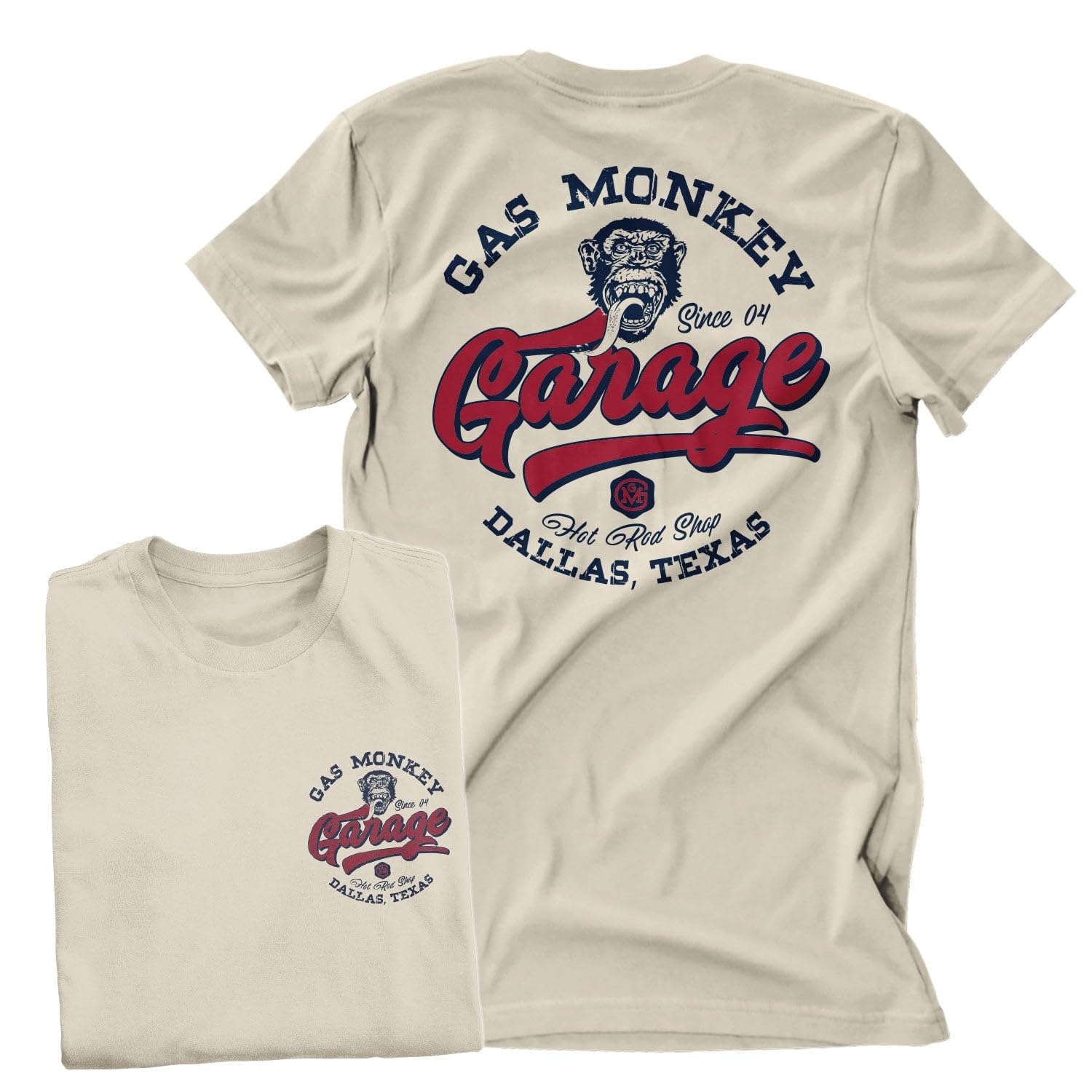 T-Shirt Gas Monkey Garage Homme Cadeau Anniversaire Passionné Auto - 2