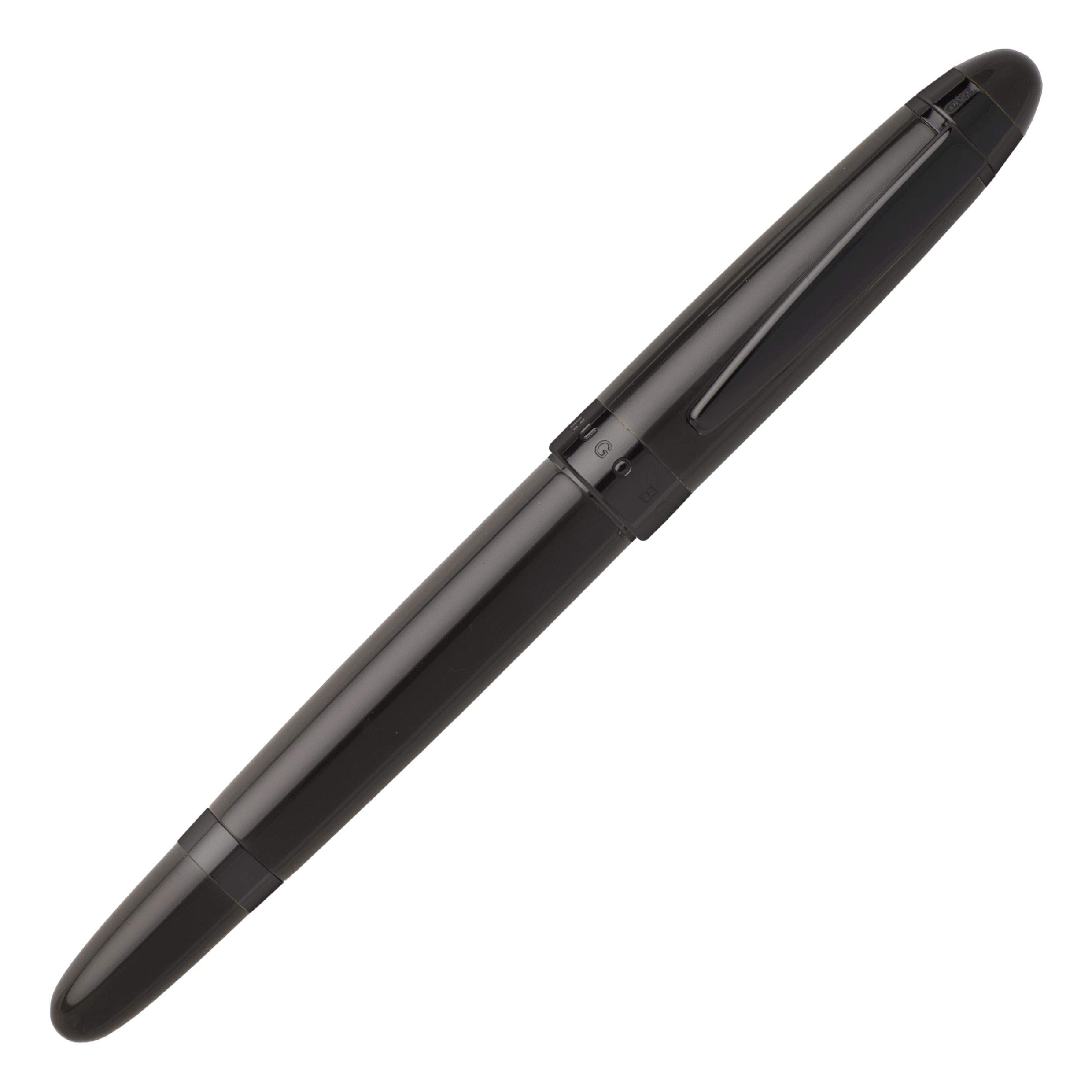 BOSS HUGO ICON Grey Fountain Pen - Premium and Stylish Fountain Pen - Grey Green Fountain Pen - Includes Refill - M Nib - Image 4