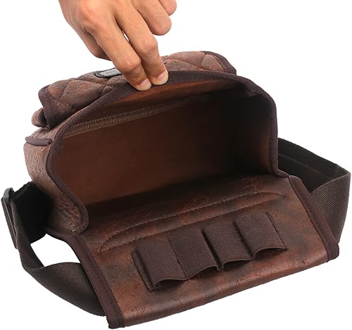Miniatura 5 de TOURBON Skeet Shooting Shell Pouch con escopeta a juego con ruedas giratorias