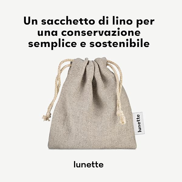 Lunette Coppetta Mestruale Riutilizzabile Protezione 12 Ore Comfort Silicone Medicale Morbido – Alternativa a Tamponi, Durata 10 Anni, Taglia 1 Clear - 5